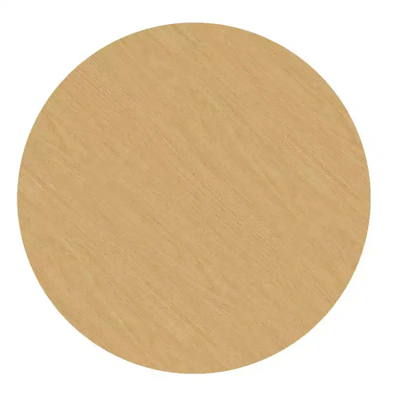 Table de salle à manger ronde et chic de 46 pouces avec piédestal robuste pour 4 personnes