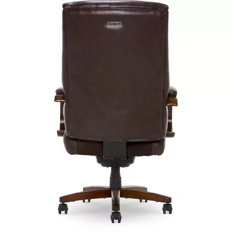 Fauteuil de bureau de direction grande taille et fort en coloris café