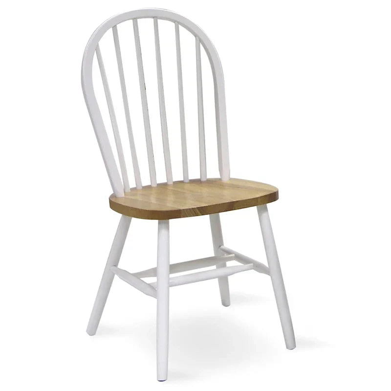 Chaise de salle à manger à dossier fuseau Windsor en bois massif International Concepts